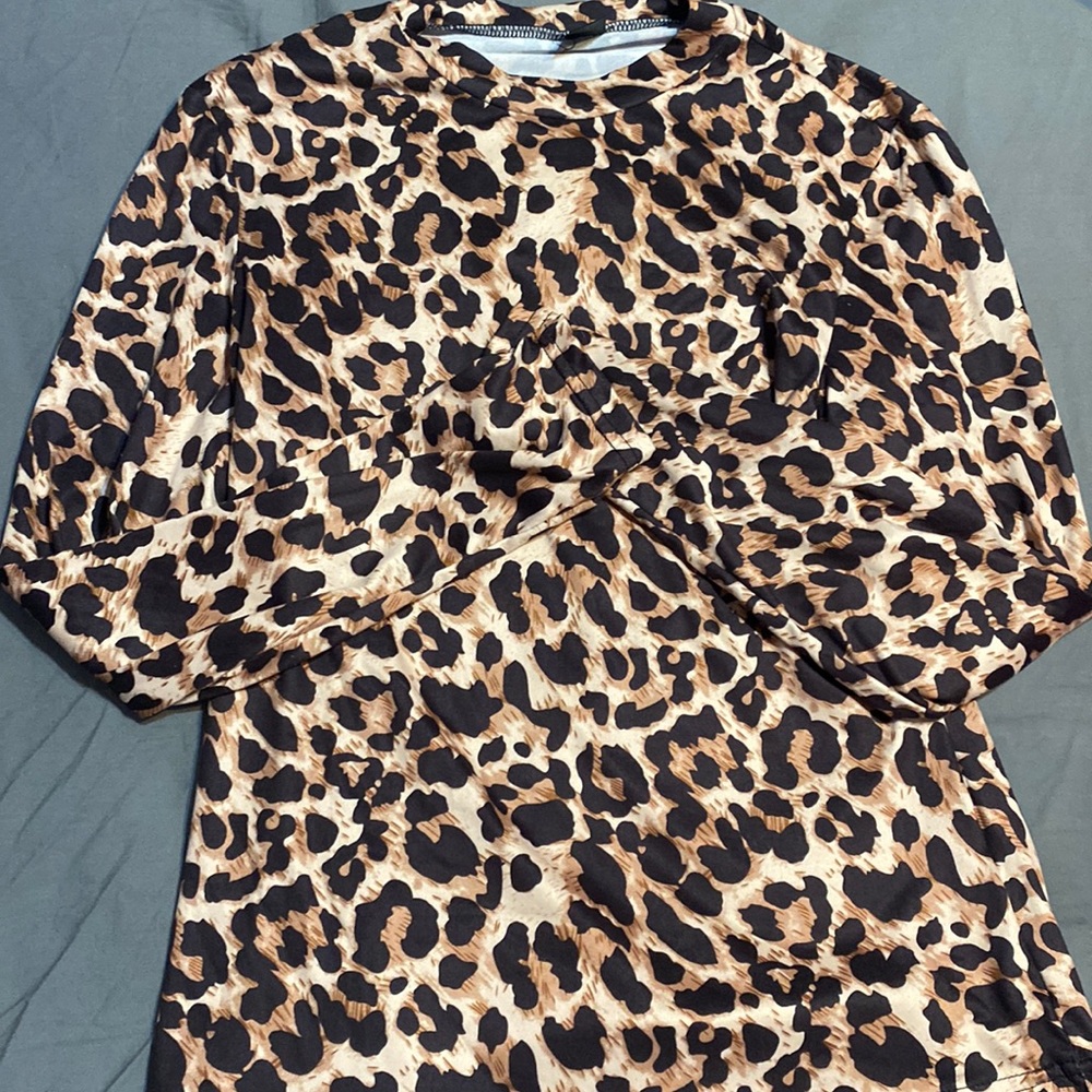 Cheetah print shirt